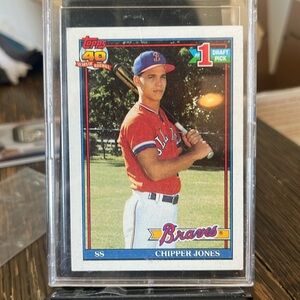 Chipper jones 1st draft pick in case